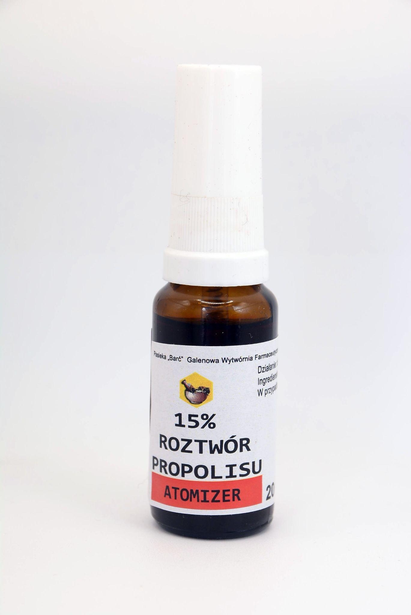 Roztwór propolisu 15% – atomizer – 20 ml