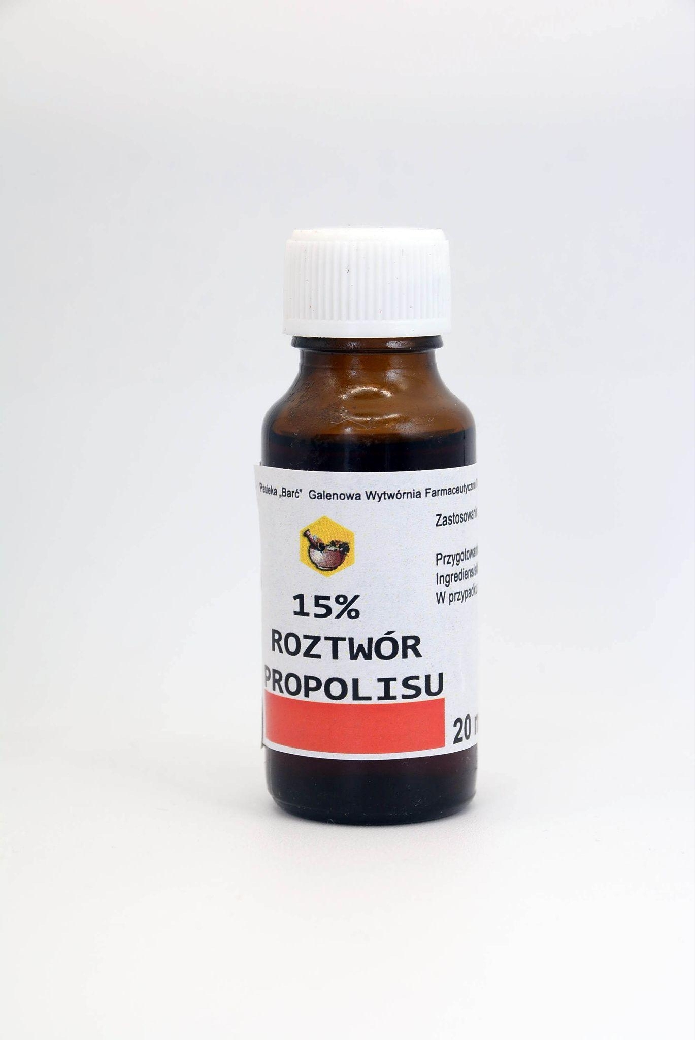 Roztwór propolisu 15% – 20 ml